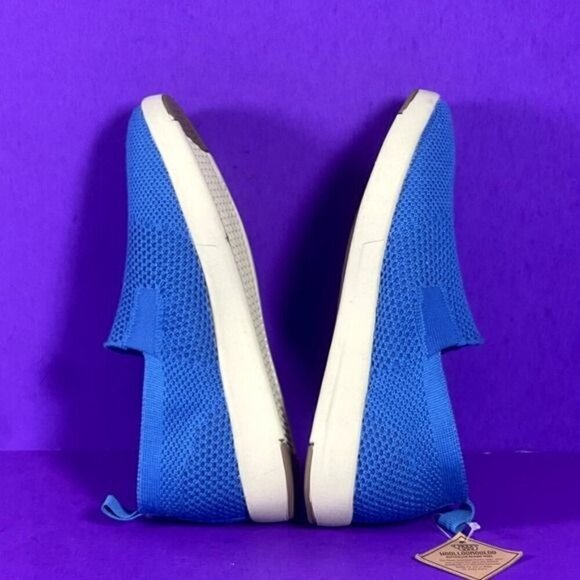 Woolloomooloo Women's Blue‎ Suffolk Merino Wool Slip-On Sneakers Shoe Size 6-NEW - Picture 6 of 8